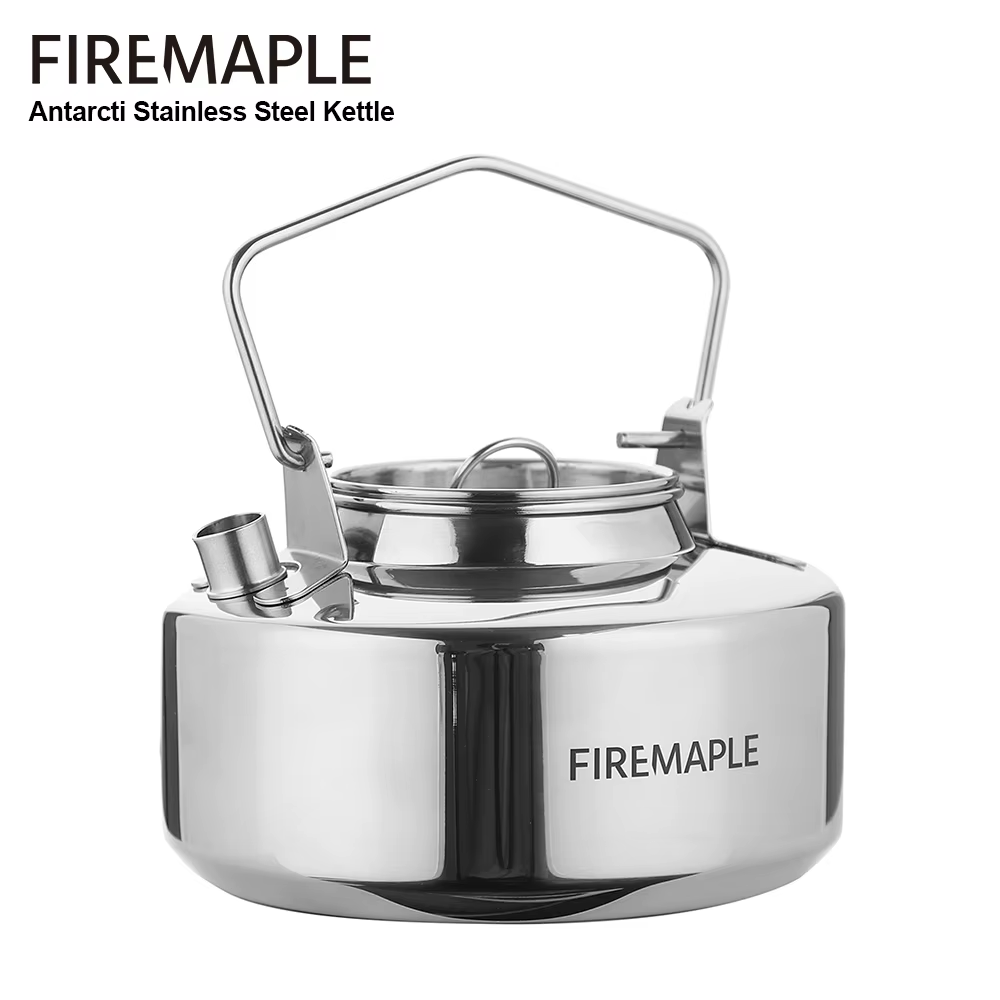 Fire Maple-Bouilloire de camping en acier inoxydable, théière durable, sac à dos extérieur, Bushcraf