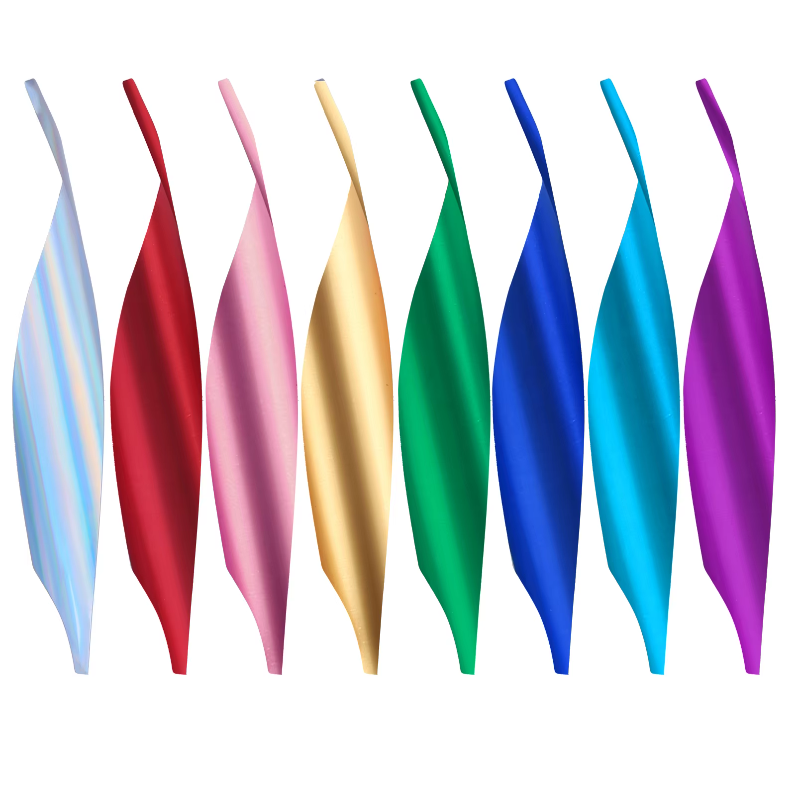 Bicaster Spin Vanes 3 pouces LH/RH Arrow Vanes Fletches - 60 pièces