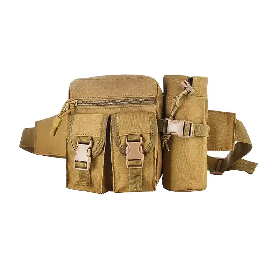 Sac banane multi-sports pour bouteille d'eau, détachable et adapté aux sports de plein air tels que 