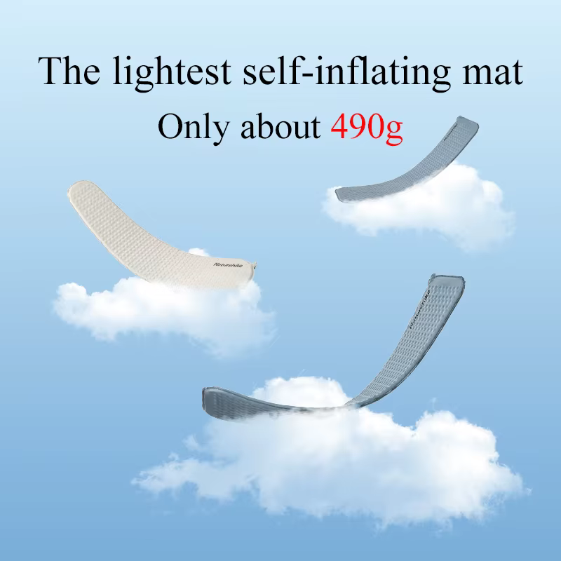 Naturerandonnée matelas pneumatique ultraléger pliant rapide auto-gonflant lit gonflable Portable ép