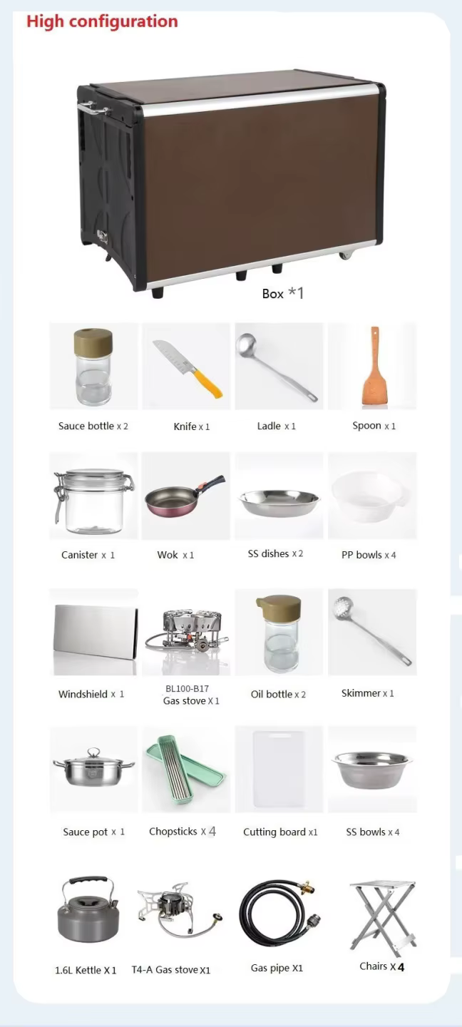 Accessoires de camping-car et cuisine Mobile Rv Bulin C650 produits Camping en plein air randonnée c