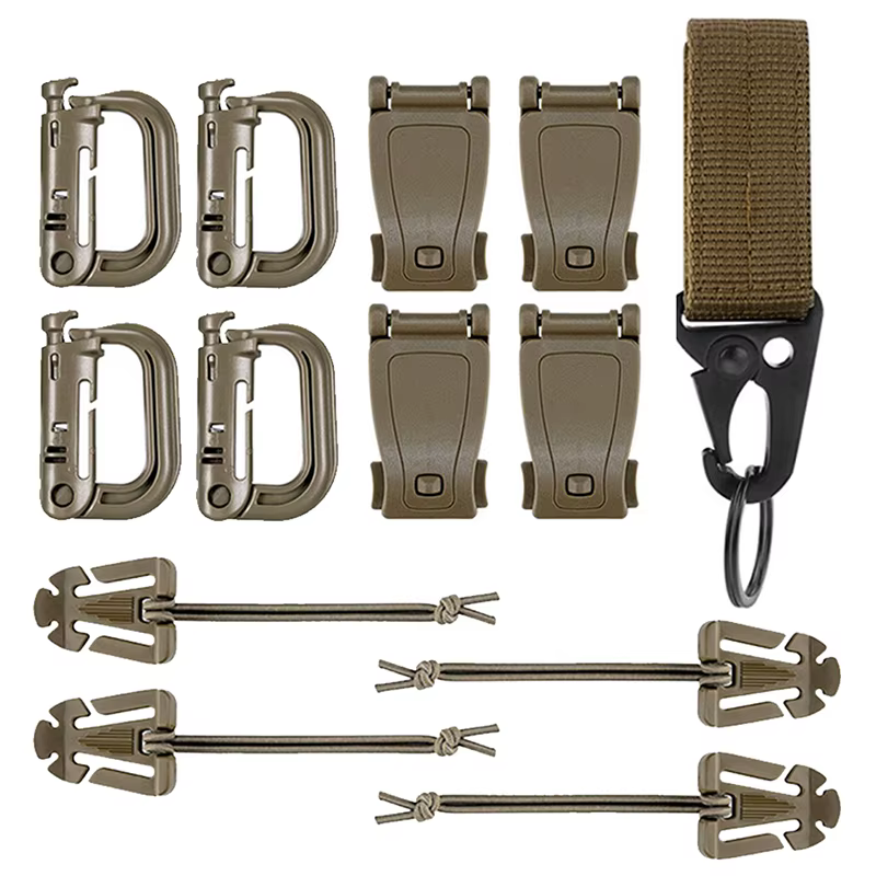 Kit d'accessoires Molle de 27 sacs à dos tactiques d'extérieur, gilet, ceinture, équipement de verro