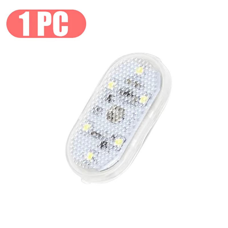 SEAMETAL Mini lumière tactile pour voiture USB lumière LED Rechargeable lampe de lecture magnétique 