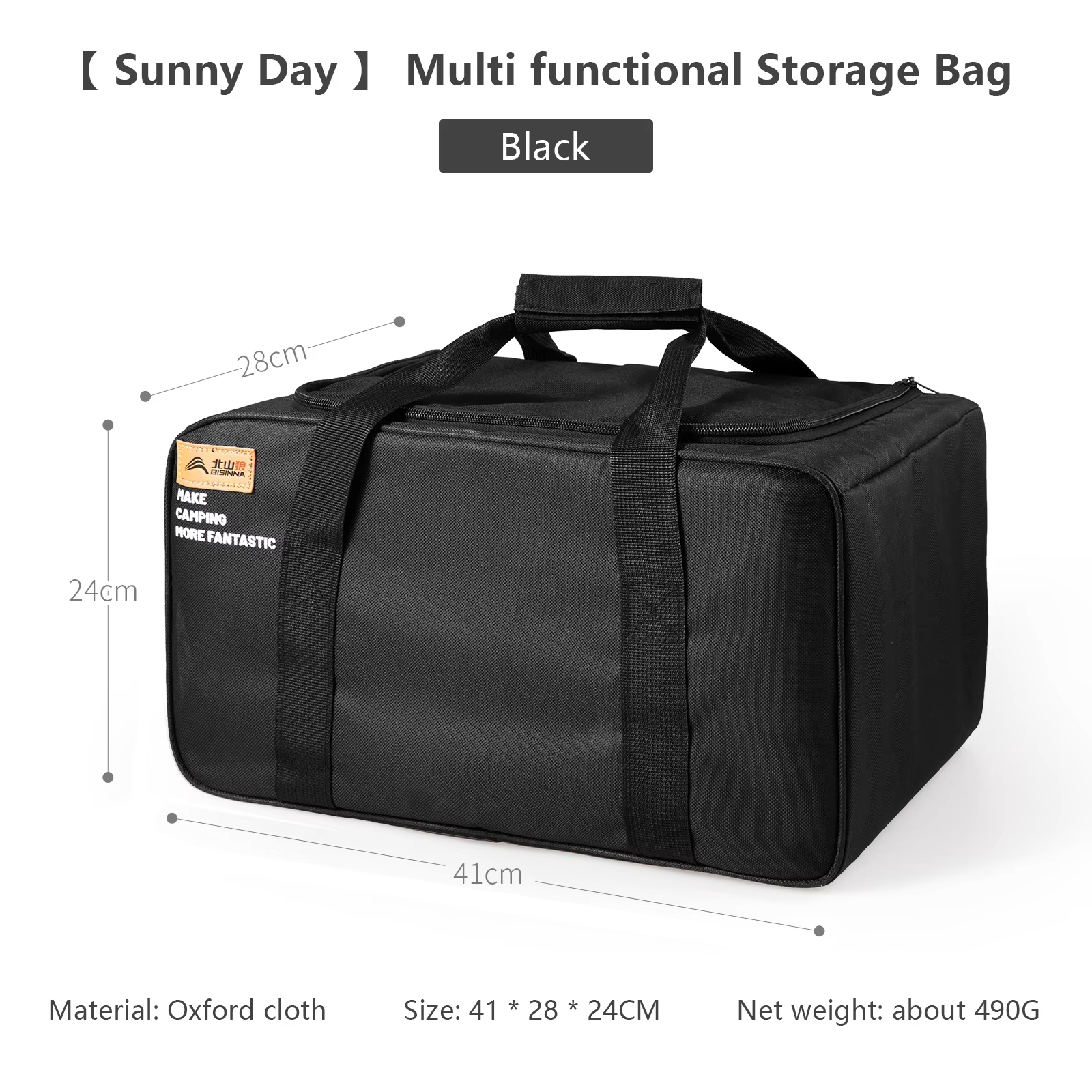 Sac de camping d'extérieur BISINNA 26L/30L/42L, sac de rangement pliable pour bouteille de gaz, cont