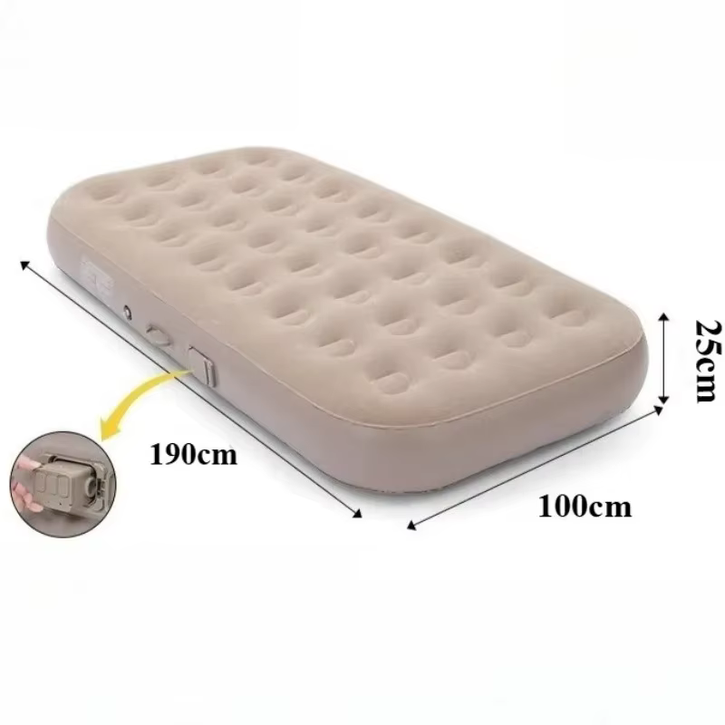Matelas gonflable d'air de Camping en plein Air, Portable, résistant à l'usure, résistant à l'humidi