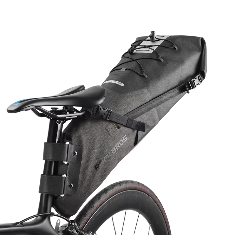 ROCKBROS – sac de vélo réfléchissant imperméable 8 10 14 L, sacoche de selle de grande capacité, sac