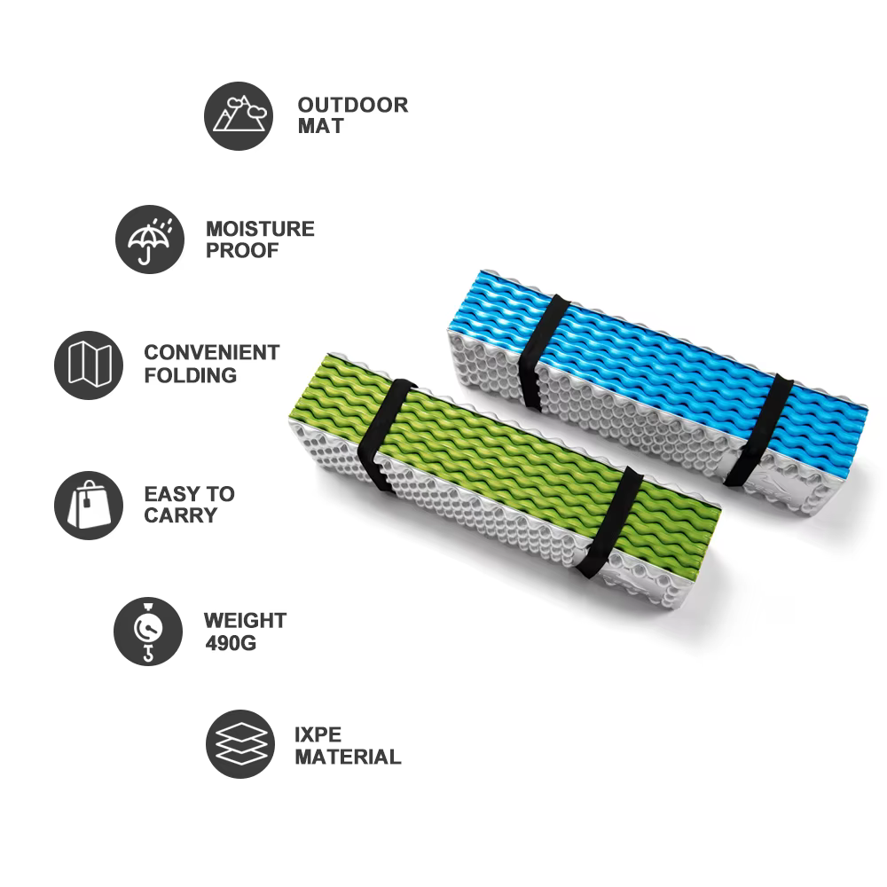 ANLEA-Matelas de couchage portable en mousse, imperméable, pour camping, pique-nique, voyage, trekki