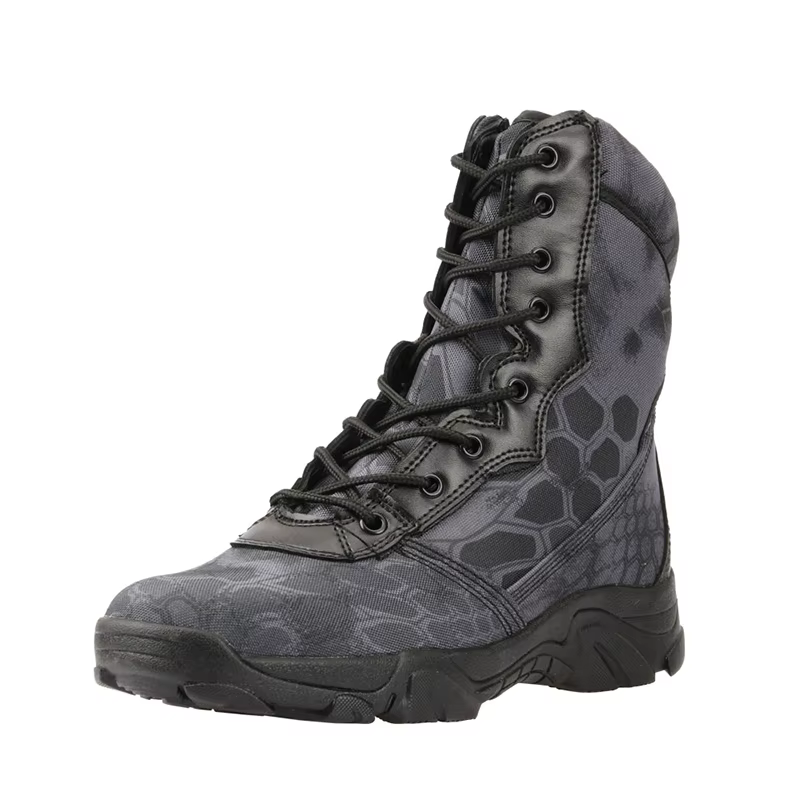 Jungle CamSolomon-Bottes de randonnée légères camouflage pour hommes et femmes, chaussures de moto r