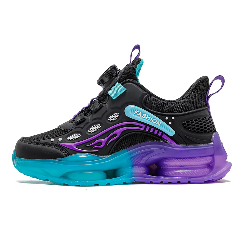 Chaussures de sport pour enfants, nouvelles chaussures décontractées pour garçons, à boucle rotative