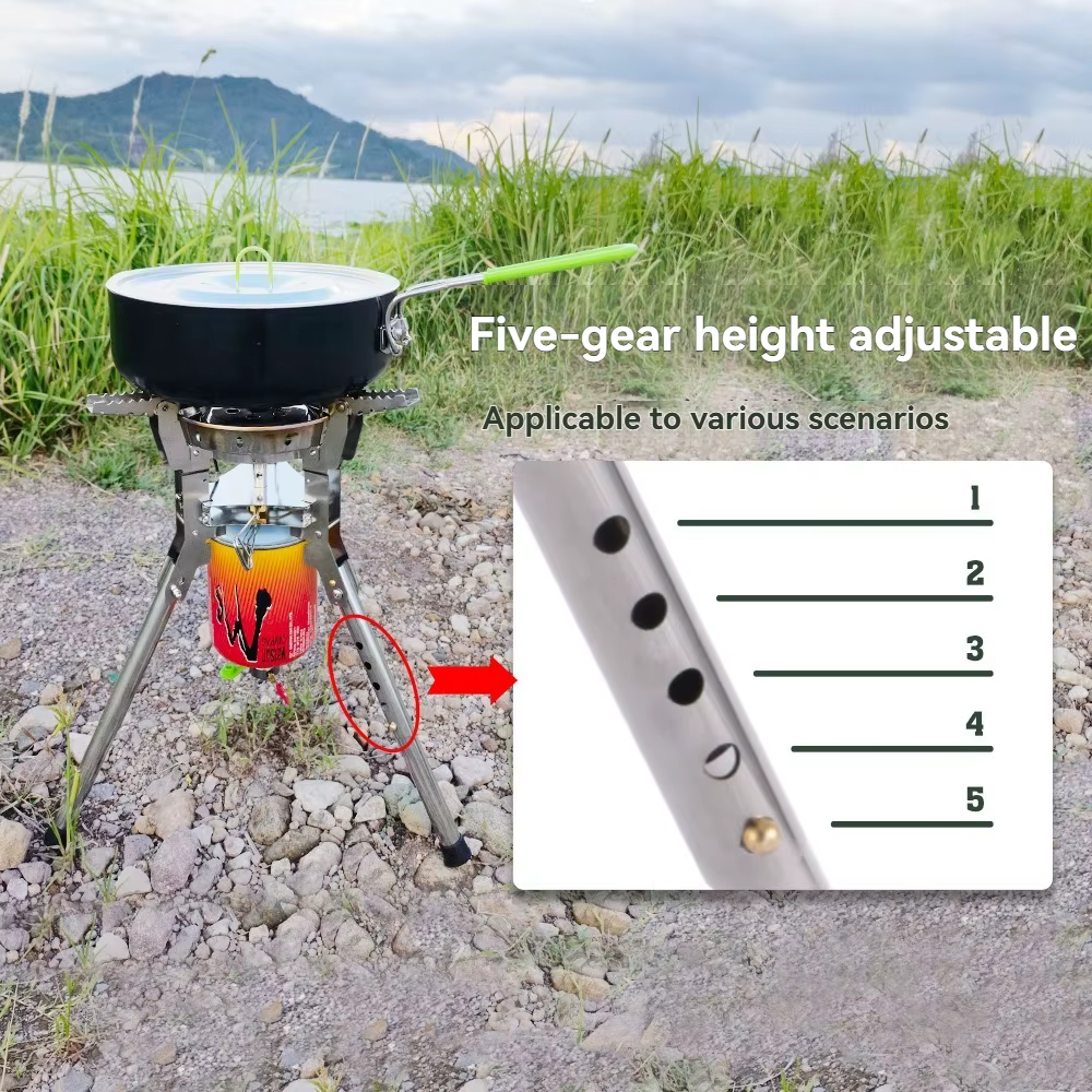 BRS cuisinière à gaz extérieure Bulin BRS-69A Camping pique-nique cuisinière à gaz 6800W équipe fête