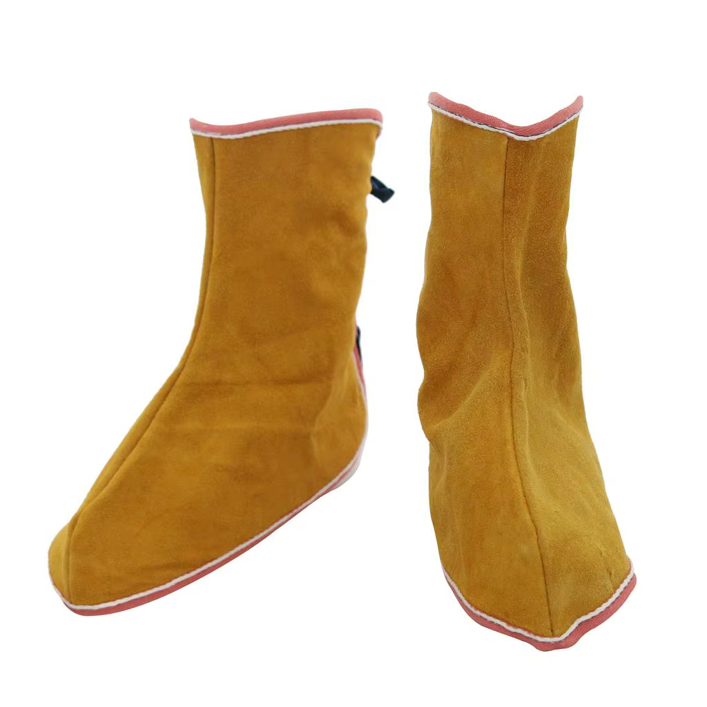 Spatule de Soudage en Cuir, Chaussures de Protection, Couvre-Pieds pour Soudeur, 1 Paire