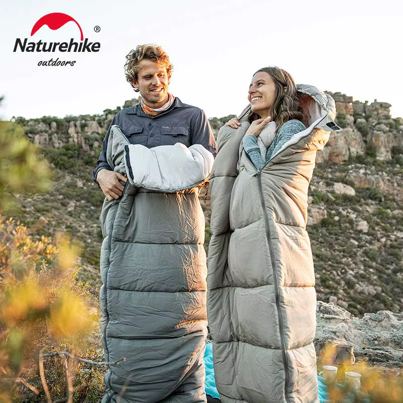 Natureifa-Sac de couchage léger lavable en machine, M180, M300, Double, Camping, Hiver