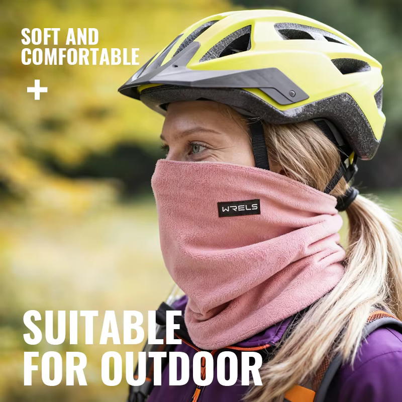 WRELS hiver cache-cou plus chaud polaire épais coupe-vent visage couverture polaire masque écharpe c