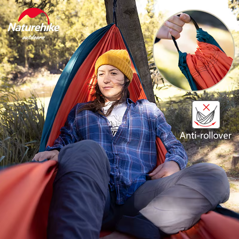 Naturehike – hamac 2 personnes, lit-balançoire ultraléger, résistant aux déchirures, facile à transp