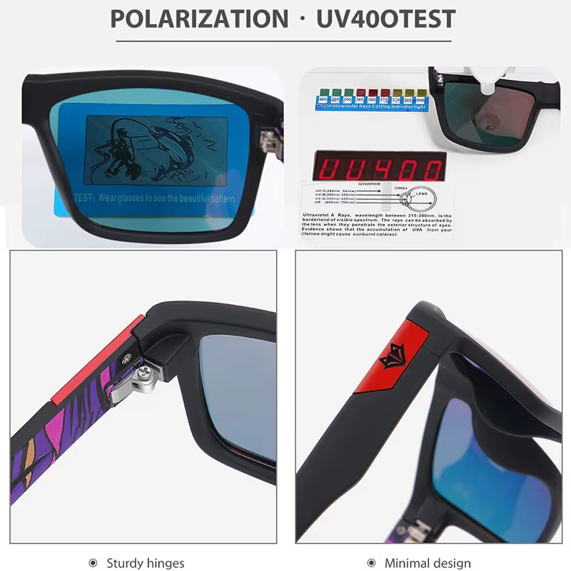 SEPFOX hommes lunettes de soleil de pêche polarisées Sports de plein air randonnée conduite course l