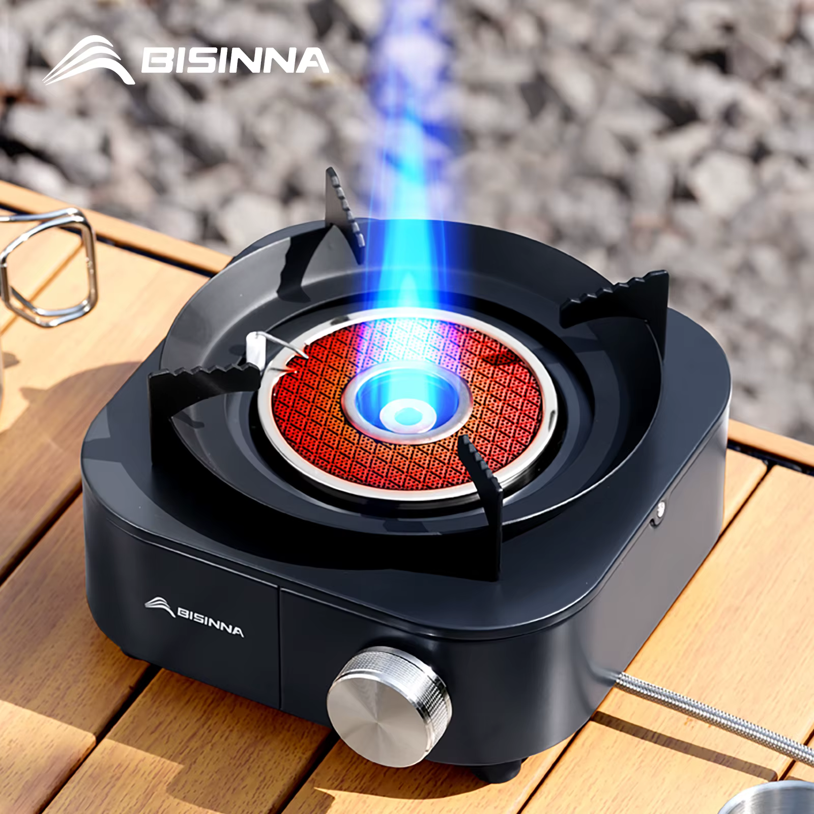 BISINNA 4000W poêle infrarouge haute puissance brûleur à gaz léger Portable poêle de Type fendu four