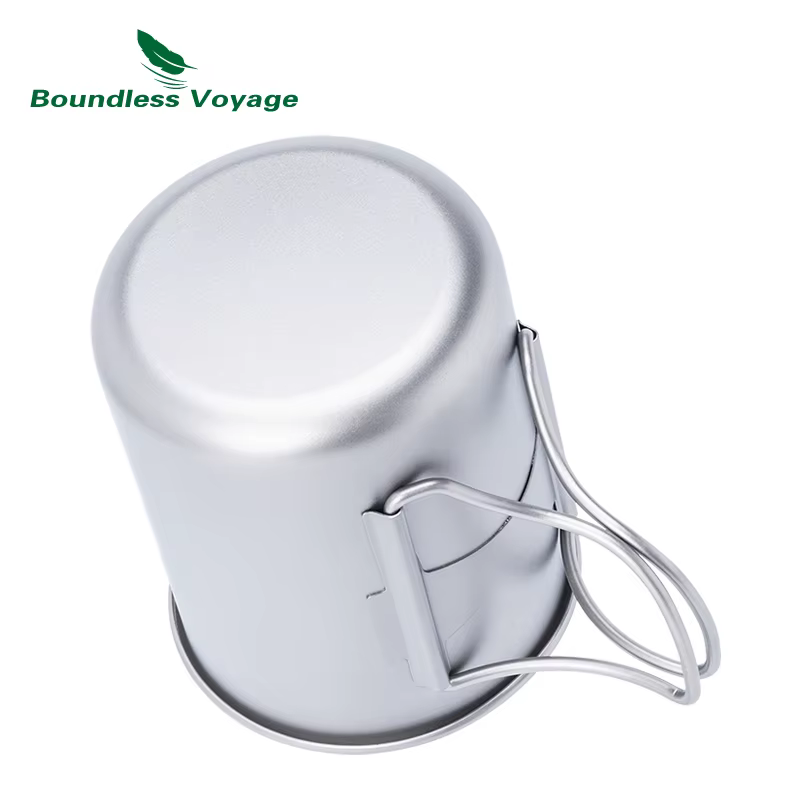 Boundless Voyage-Tasse en Titane avec Filtre, Tasse à Café, Thé, Portable, observateur, Camping en P
