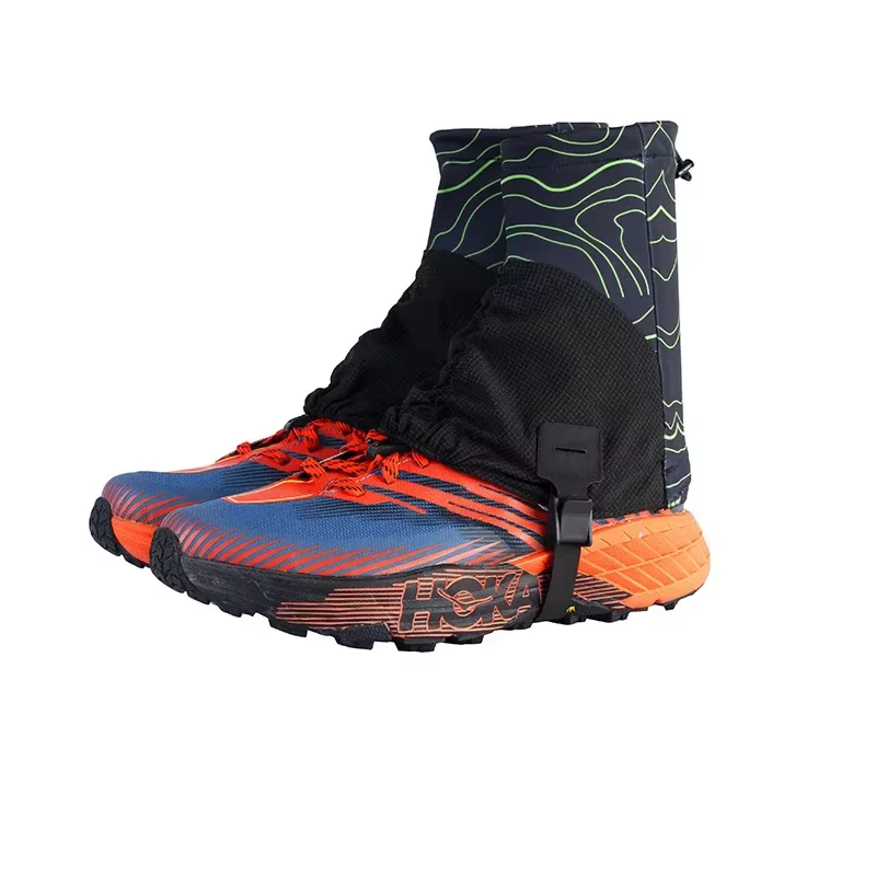 F1001 Sports de plein air unisexe haute course Trail guêtres protection anti-sable couvre-chaussures