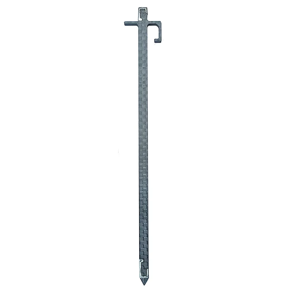 Nouvelle invention : Piquet de tente ultraléger en fibre de carbone et alliage de titane, 5,9 pouces