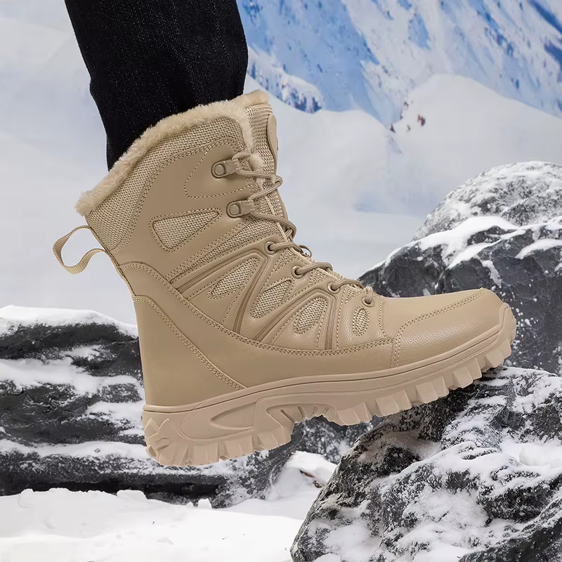 Hommes hiver hommes bottes de neige Super chaud hommes bottes de randonnée de haute qualité imperméa