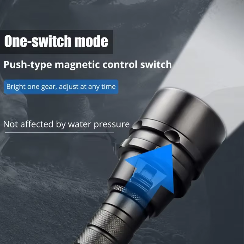 Puissante lampe de poche de plongée LED Super 8000LM 3/5LED torche sous-marine professionnelle IP8 l