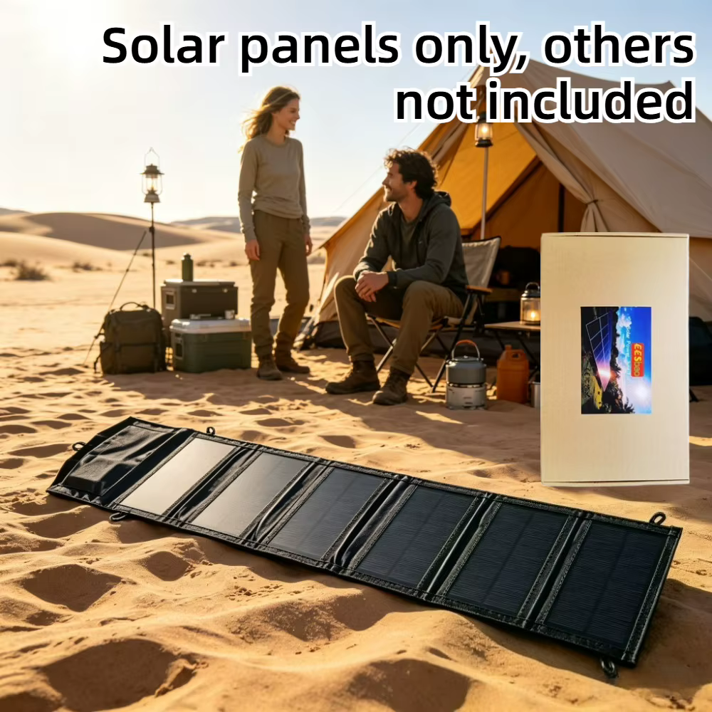 Sac à dos d'urgence avec alimentation solaire extérieure, équipement 100W, panneau solaire pliable é
