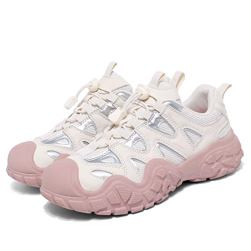 Chaussures de randonnée antidérapantes pour femmes, chaussures de sport d'extérieur à lacets, confor