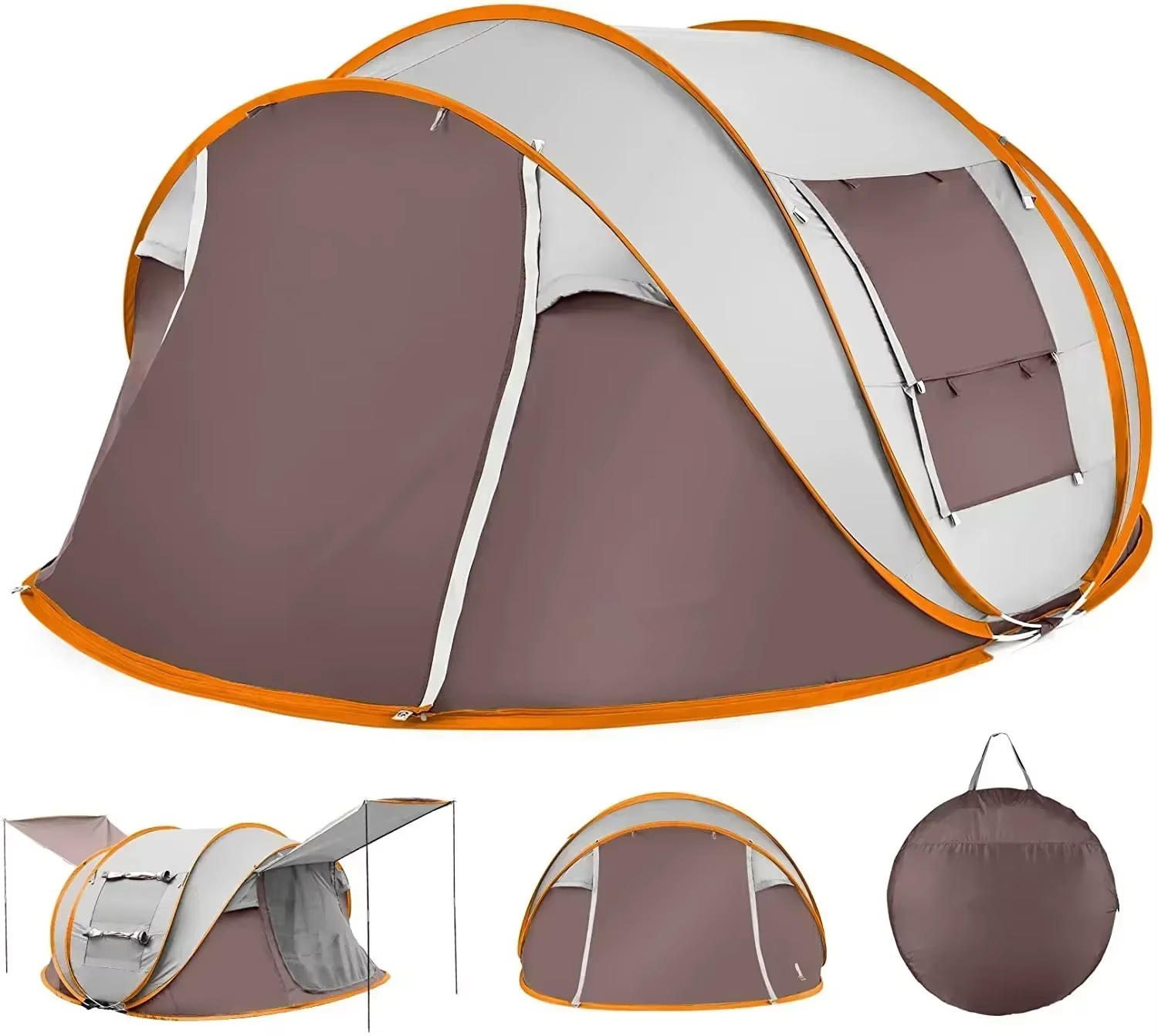 Tente de Camping en plein air familiale Portable et étanche pour 5 à 8 personnes, installation rapid