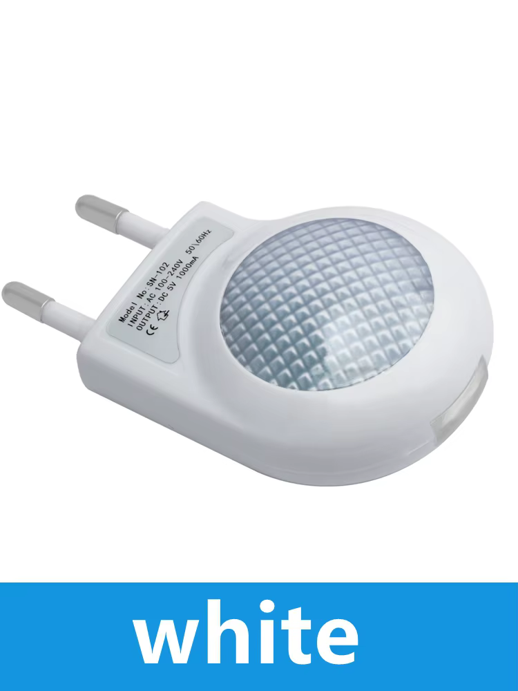 Veilleuse escargot USB avec prise ue, 1 pièce, lampe Portable, idéale pour les toilettes, le couloir