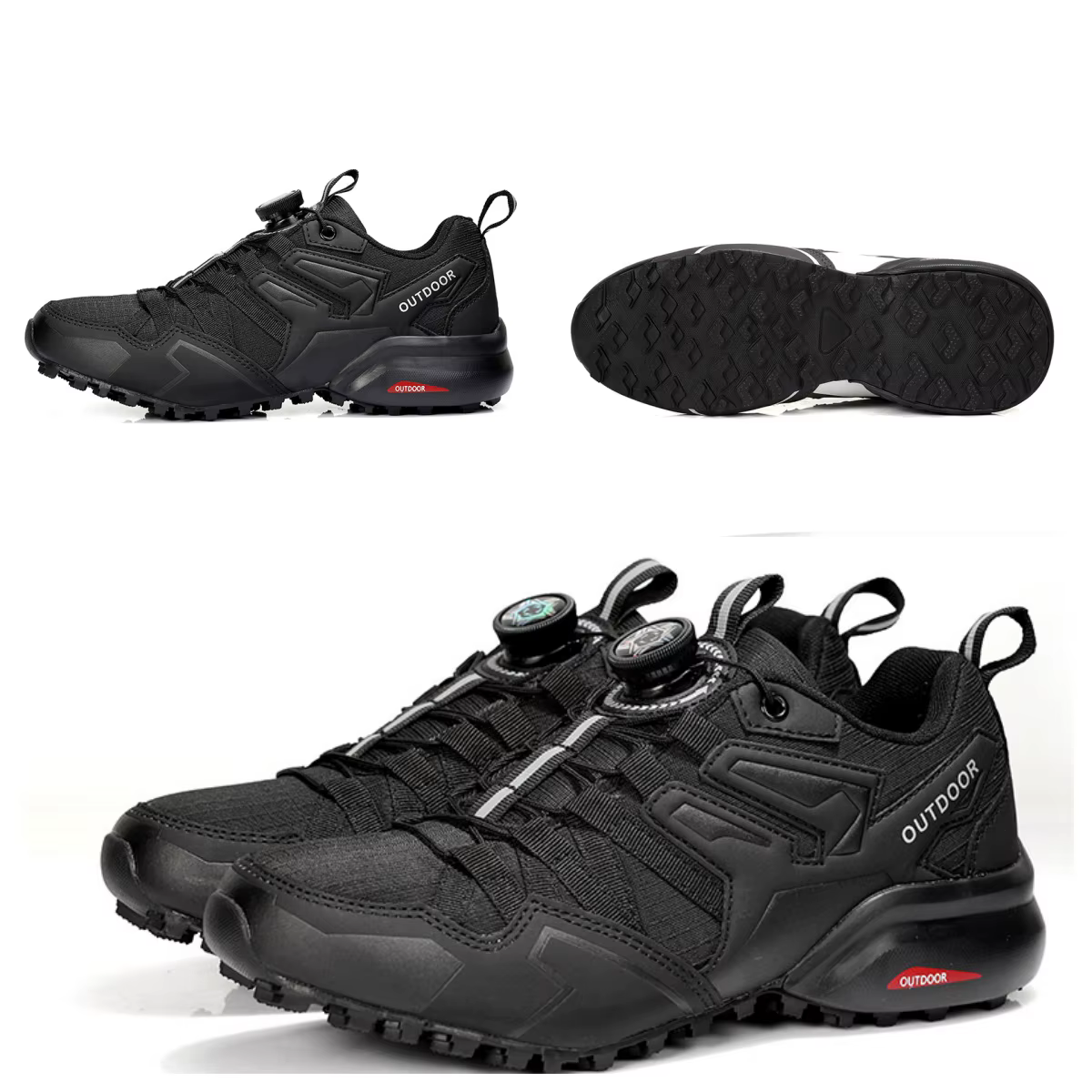 Chaussures de randonnée respirantes pour hommes, sangles de randonnée, chaussures de vélo de montagn