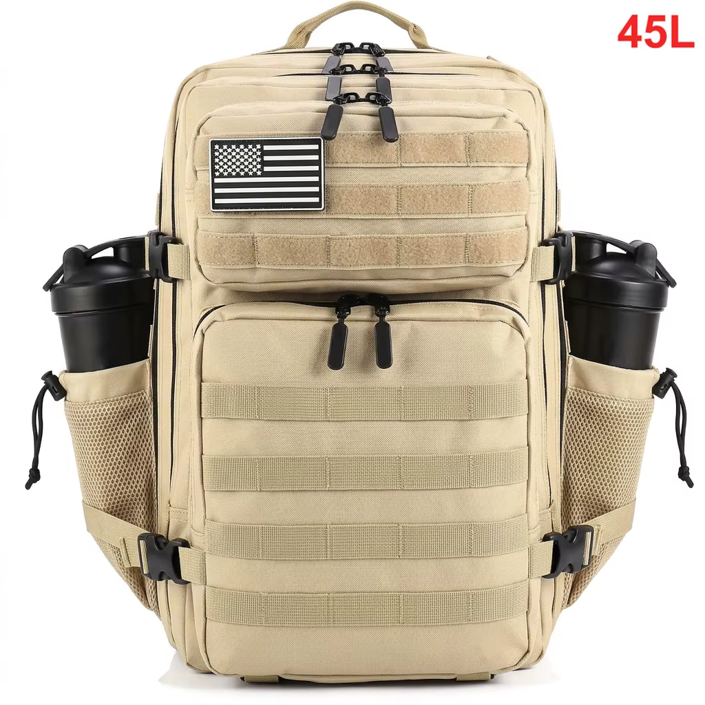 45L sac à dos tactique hommes en plein air étanche sport voyage salle de sport randonnée Bug Out sac