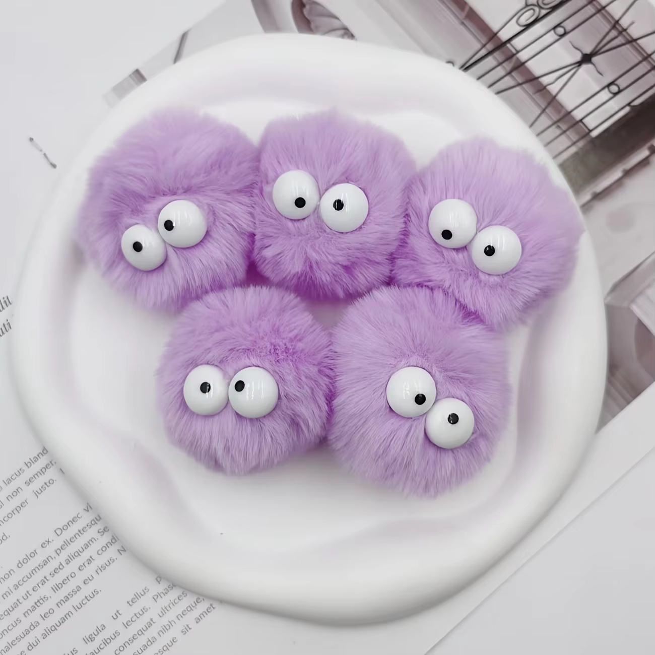 5 pompons colorés pour chaussures et accessoires de mode DIY, adaptés aux sandales geta et aux cadea