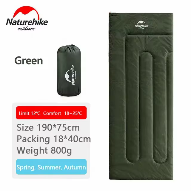 Naturehike 2026 Nouveaux Sacs de Couchage de Camping Lavables Chauds 3 Saisons Grande Couette Respir