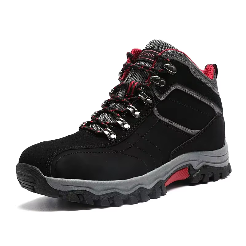 Hommes chaussures botte haute bottes de randonnée en plein air hommes daim Trekking imperméable tact