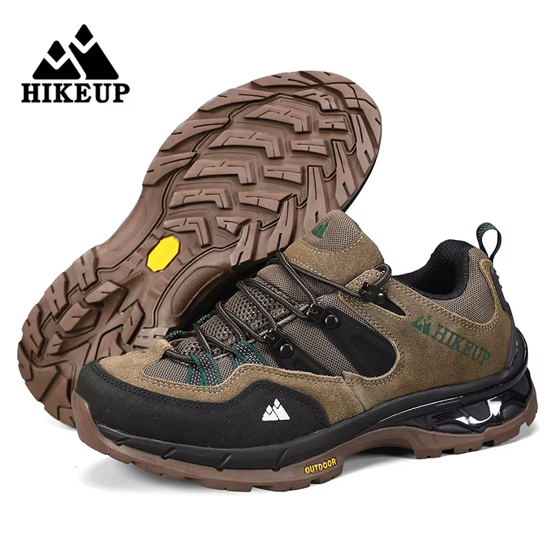 HIKEUP chaussures de randonnée en plein air antidérapantes résistantes à l'usure respirant résistant