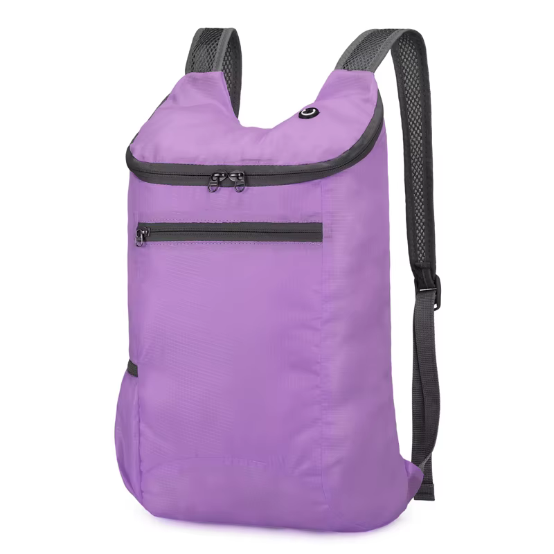 Sac à dos de sport de loisirs en plein air, sac pliable, rangement léger, résistant à l'usure, sac à