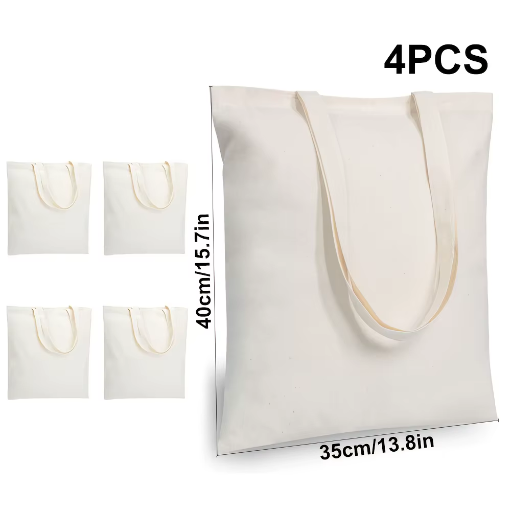 4 |   6 |   8 |   Paquet de 12 sacs fourre-tout économiques en coton, sacs en tissu d'épicerie léger
