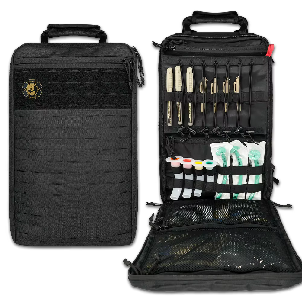 Sac à dos de premiers secours Rhino Rescue 20L 1000D, sac à dos tactique en Nylon, Kit de premiers s