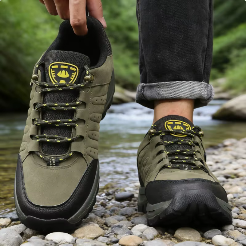 Chaussures de randonnée pour hommes imperméables en plein air basses bottes de randonnée chaussures