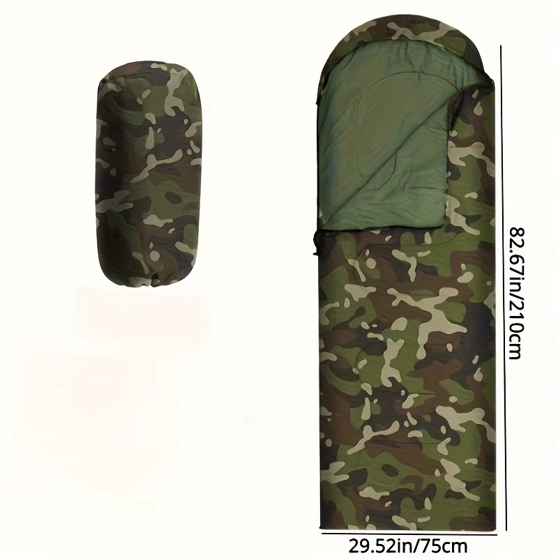 Enveloppe numérique Camouflage sac de couchage Camping en plein air Camping sac de couchage voyage c