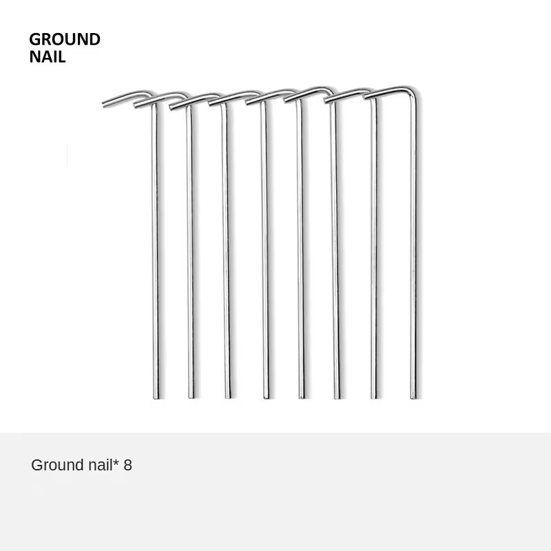 Tente de Camping en plein air, clou de sol fixe, fixation coupe-vent, spécial clou de Camping, ensem
