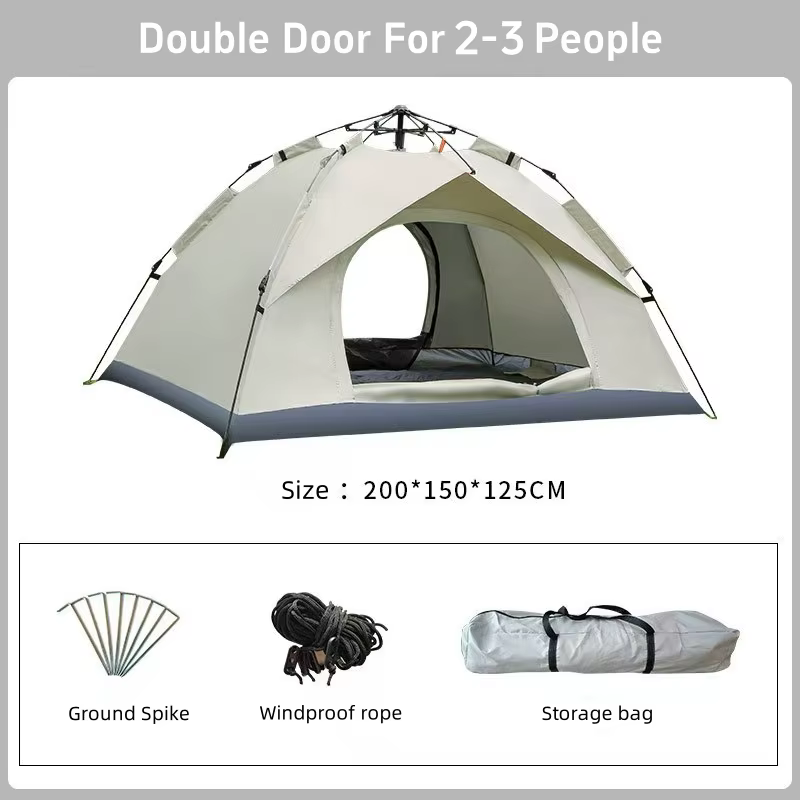 Tente Pop Up Pliante à Ouverture existent pour Camping en Plein Air, Portable, pour 2 à 4 Hypothèque