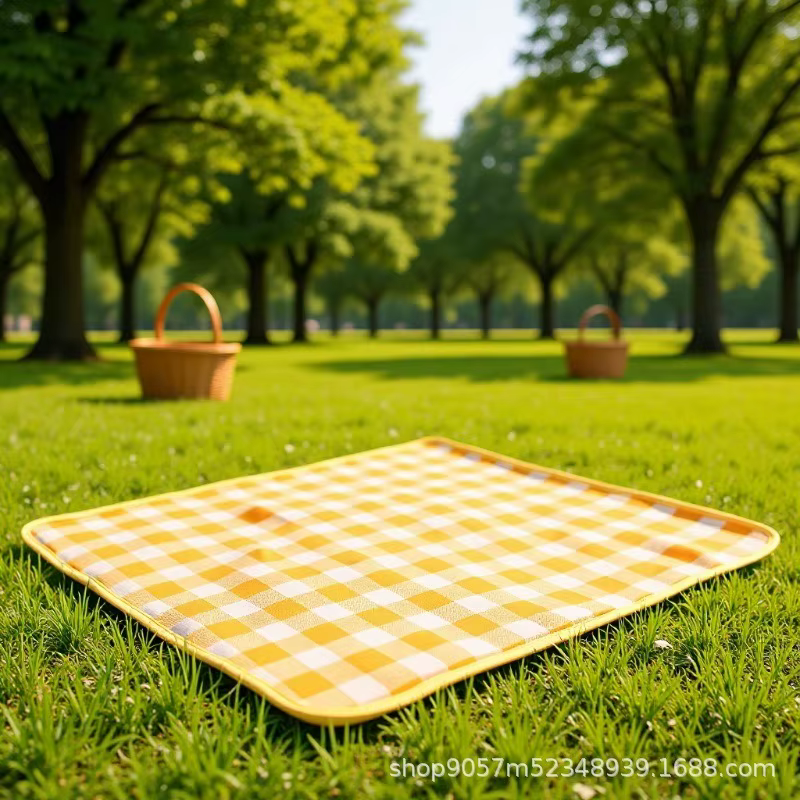 Tapis de pique-nique - tapis de sol pour tente de camping extérieur à trois couches - tapis de siège