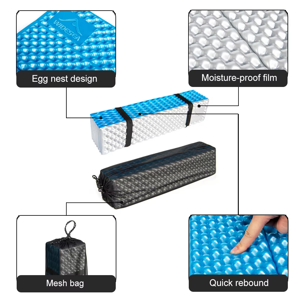 ANLEA-Matelas de couchage portable en mousse, imperméable, pour camping, pique-nique, voyage, trekki