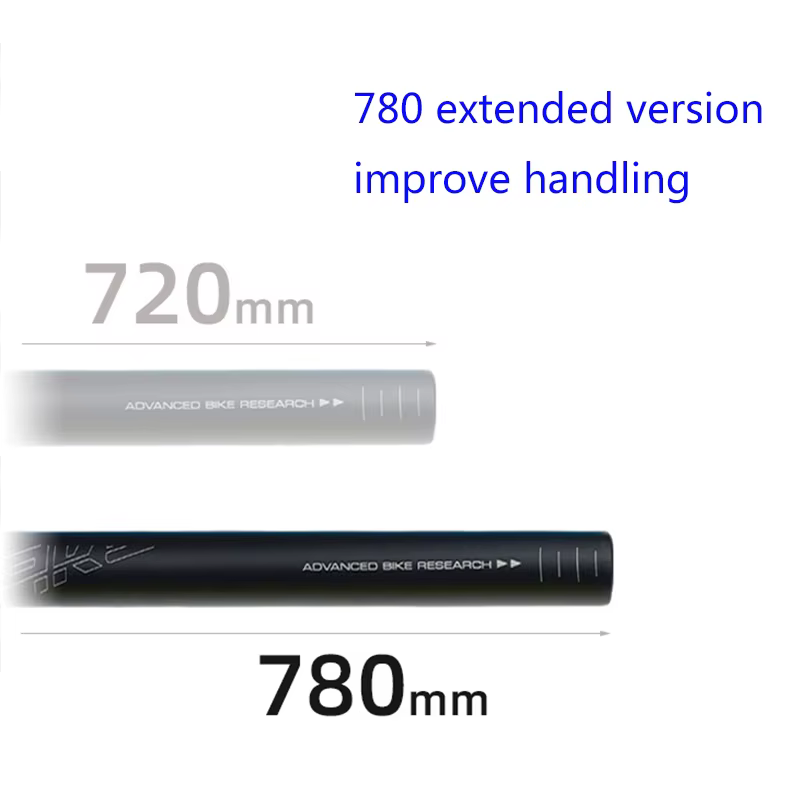 WAKE 31.8mm guidon de vélo 720mm 780mm vtt guidon en alliage d'aluminium hirondelle poignée barre ul