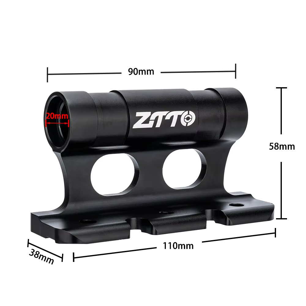 ZTTO support de fourche de vélo support de transport de voiture dégagement rapide à travers l'axe in