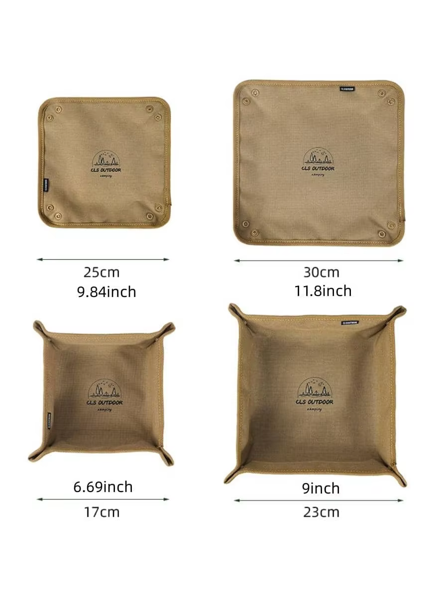 Plateau organisateur de Camping Portable 1 pièce, boîte de rangement compacte pour la maison et les 