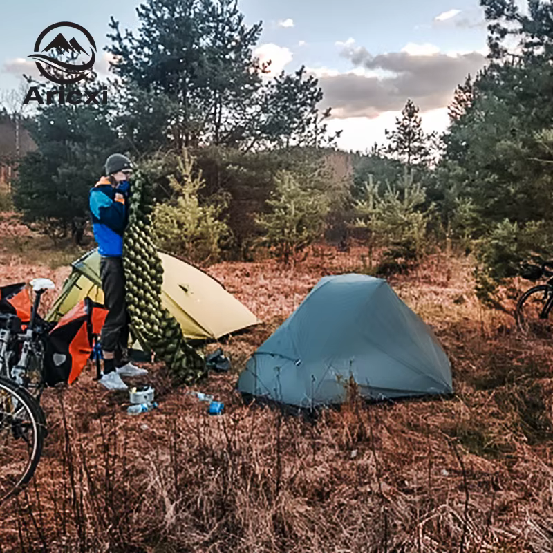 Tente de randonnée légère pour 1 personne, revêtement en silicone 15D MSR Hubba Hubba NX style, tent