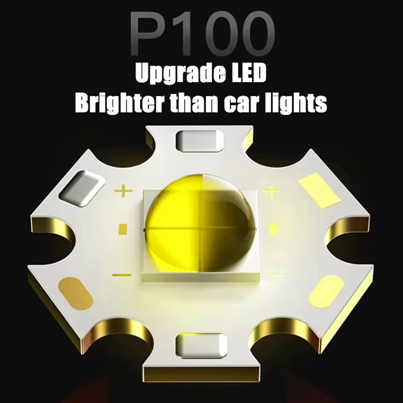 Puissant XHP100 Led phare Zoomable USB Rechargeable haute puissance phare étanche sortie 18650 Super