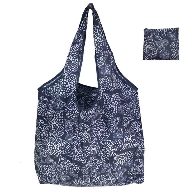 Sacs de courses réutilisables pour femmes, sac fourre-tout pliable, sac d'épicerie écologique en tis
